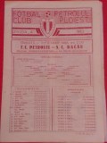 Program meci fotbal PETROLUL PLOIESTI - SC BACAU (17.09.1983)