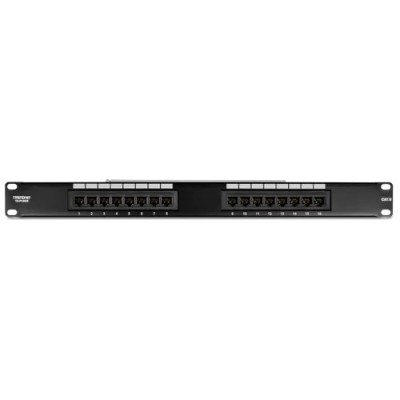 Patch Panel 16 porturi RJ45 UTP, Cat6 - TRENDnet TC-P16C6 foto