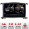 Navigatie Toyota Land Cruiser L100 2002-2008 5510-L100 Android Octa Core 720p 4+64 DSP 360 camera carplay android auto CarStore Technology