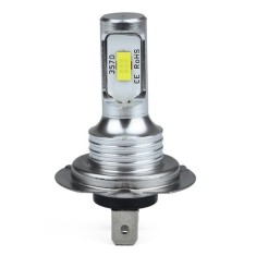 Set 2 becuri LED H7 CSP 3570, 5000 lm, putere LED 40W, alb rece, 6000 K, lumini de ceata, faza scurta, faza lunga, instalare Plug &amp;amp; Play foto