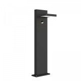 Lampa pentru gradina Silvan, LED, cu senzor de miscare, aluminiu/plastic, gri grafit, 18 x 18,7 x 65 cm