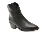 Ciocate elegante FLAVIA PASSINI negre, C610, din piele naturala