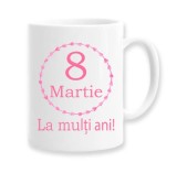 Cana alba personalizata &quot;La multi ani&quot;, INOVATIX&reg;. 330ml