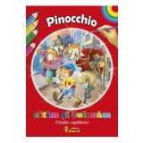Pinocchio. Citim si coloram