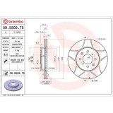 Set disc frana Honda Civic 4 Hatchback (Ec Ed Ee) 09.87-10.93, Civic 5 Coupe (Ej) 08.93-03.96, Civic 5 Hatchback (Eg) 10.91-11.95, Civic 5 Sedan (Eg, BREMBO