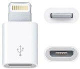 Cumpara ieftin Mini adaptor Micro USB- Iphone, 8 pini - Alb, Dactylion