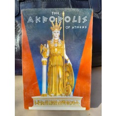 AL. N. Oekonomides - The Akropolis of Athens (contine harta), text in limba engleza