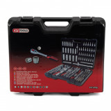 Ks Tools Trusa Scule Chei Tubulare 1/4&amp;quot;+3/8&amp;quot;+1/2&amp;quot;, 195 Piese 917.0795