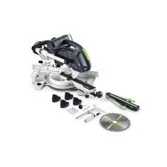 Fierastrau circular stationar cu sanie de glisare, 1200 Wati, turatie 3500 rpm, Festool Kapex KS 60 E - set (561728)