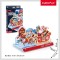 Cubic Fun - Puzzle 3D sania lui Mos Craciun 19 piese