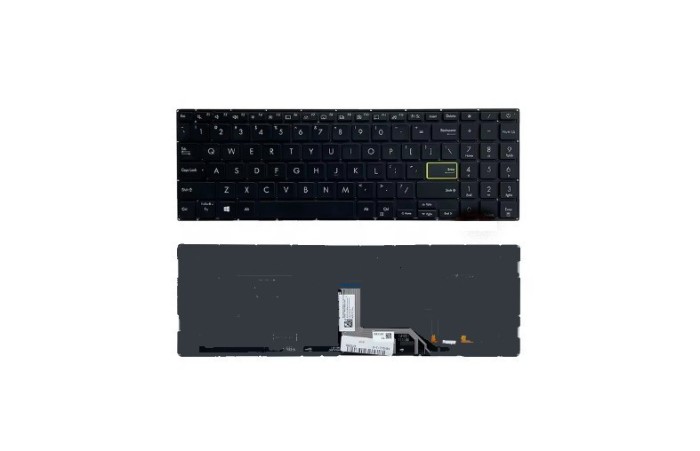 Tastatura laptop noua ASUS X513 BLACK Backlit Without frame US
