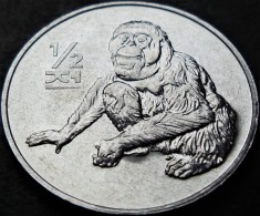 Moneda FAO 1/2 CHON - COREEA de NORD, anul 2002 * cod 4255 - UNC DIN FASIC!
