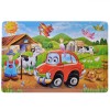 Puzzle Copii, Model Ferma, 24 Piese, Multicolor, Dimensiuni Mari, Oem