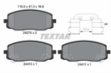 Set placute frana TEXTAR 2427501
