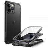 Husa Plastic - TPU Supcase Clayco Forza pentru Apple iPhone 13 Pro Max, Full Cover, Neagra