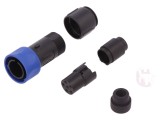 Conector Circular Mufă Mamă 6 PIN fără Contacte