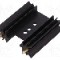 Radiator extrudat, aluminiu, 38.1mm x neagra, FISCHER ELEKTRONIK - SK104-38STS