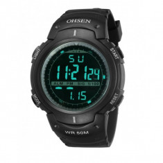 Ceas Sport/Militar,Rezistent Apa 5 ATM,Alarma,Cronometru,Background Iluminat foto