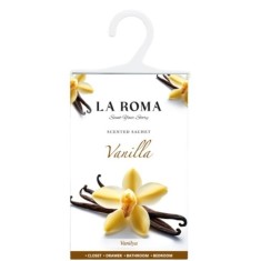 Saculet parfumat Vanilie, 1 bucata, aroma dulce si reconfortanta, ideal pentru dulap, sertar, bagaj sau masina