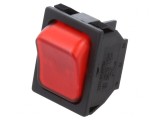 Comutator Basculant ON-OFF 10A/250VAC cu Lumină Roșie
