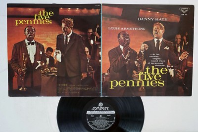 Vinil LP &amp;quot;Japan Press&amp;quot; Danny Kaye &amp;amp; Louis Armstrong &amp;lrm;&amp;ndash; The Five Pennies (VG+) foto