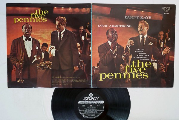 Vinil LP &quot;Japan Press&quot; Danny Kaye &amp; Louis Armstrong &lrm;&ndash; The Five Pennies (VG+)