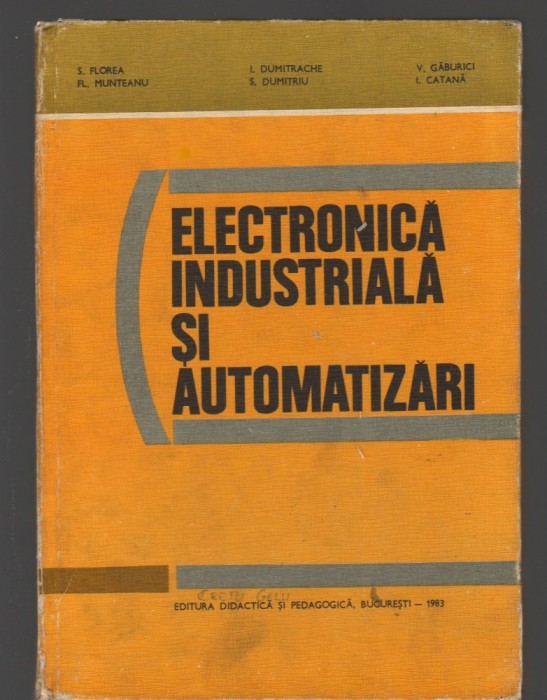 C8833 ELECTRONICA INDUSTRIALA SI AUTOMATIZARI - S. FLOREA