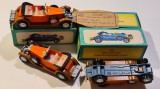 Jucarie veche de colectie, masinuta de epoca Oldtimer, macheta Stutz DV32 convertible, plastic / metal URSS, Rusia Ukraina anii &#039;80, cutie originala