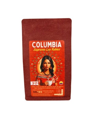 Cafea Columbia Supremo Los Robles, 250g, Cafea de specialitate foto