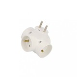 R-48/Z Conector AC supply splitter Layout 2P+PE white TIMEX-ELEKTRO, TIMEX ELEKTRO