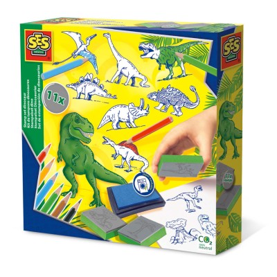 Set creativ - Stampile cu dinozauri foto