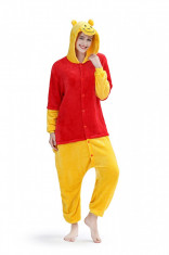 PJM48-9393 Pijama intreaga kigurumi, cu model Winnie the Pooh foto