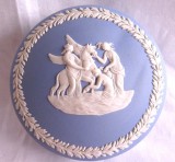 CASETA PORTELAN ENGLEZESC WEDGWOOD BLUE JASPERWARE