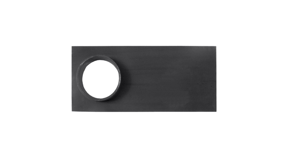 Plita din fonta cu gat burlan pentru soba, 470x170mm, Tip 1, YTGH-3959 ...