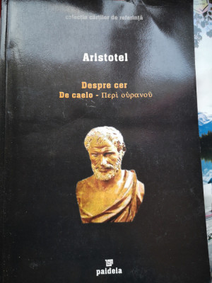 Despre cer - De caelo - Aristotel foto