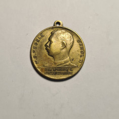 Medalion Regele Carol II - Liga Apararii contra Aracurilor Aeriene