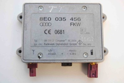 Amplificator de antena AUDI A4 8E2, B6 2002 OEM: 8E0035456 foto