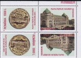 ROMANIA 2002 LP 1575 a -100 ANI INAUGURAREA PALATULUI PTT SERIE TETE-BECHE MNH