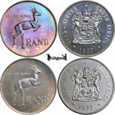 1977, 1 Rand (Hern#D294) - Africa de Sud - Proof CAMEO