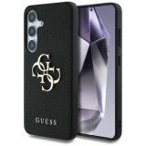 Husa pentru Samsung Galaxy S25 Plus - Guess Hardcase 4G Grained Big and Classic Logo (GUHCS25MPGT4MBK) - Black