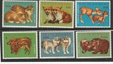ROMANIA 1972 LP 785 FAUNA PUI DE ANIMALE SERIE MNH NESTAMPILATA