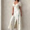 Rochie in brodat - Smarald