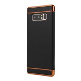 Husa Luxury 3 in 1 Samsung Galaxy Note 8, Policarbonat, Anti-soc, Amprenta, Praf, Zgarieturi, Alunecare, Negru
