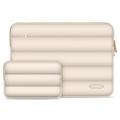 Husa Tech-Protect PUFFY pentru Laptop 15inch / 16inch, Crem