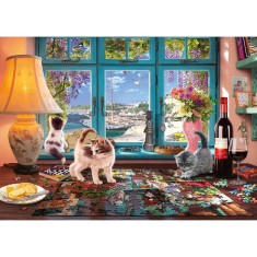 Puzzle 1000 de piese - Puzzlers Desk | Schmidt