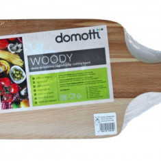 Tocator cu maner Woody, Domotti, 38x22 cm, lemn