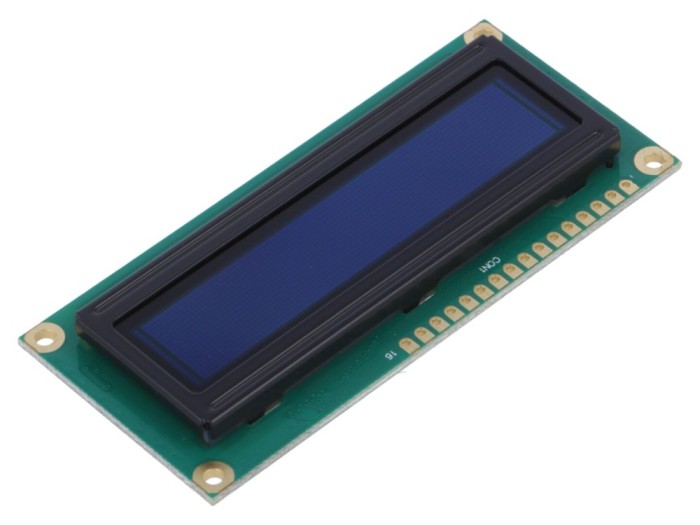 Afișaj OLED alfanumeric 16x1 alb
