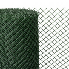 Plasă ECONOMY 6, 1000/20x20 mm, 300g/m2, verde, complet din plastic, pachet. 25 m