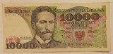 Bancnota Polonia - 10000 Zlotych 1988