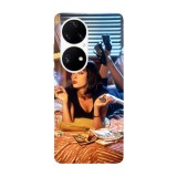 Husa compatibila cu Huawei Nova 9 model Pulp Fiction, Silicon, TPU, Viceversa, Transparent, Carcasa